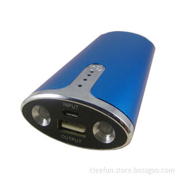 Energy-saving & Rapid Charger Power Bank, 4,400/5,200mAh Capacities
